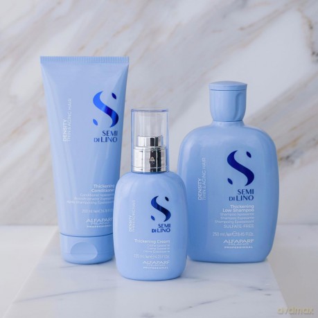 Alfaparf Milano Semi Di Lino Density Thickening Shampoo for Fine Hair (Thickening Low Shampoo) - Volume: 1000 ml