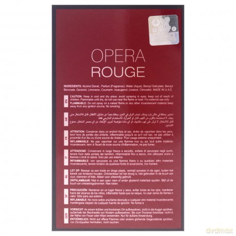 Alhambra Opera Rouge - woda perfumowana - Volume: 100 ml
