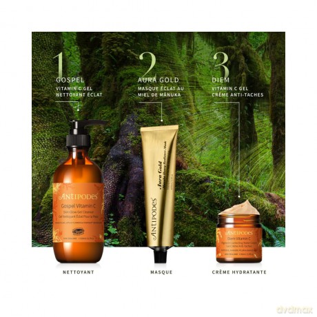 Antipodes Aura Gold Brightening Face Mask (Manuka Honey Radiance Mask) - Volume: 75 ml