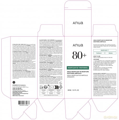 Anua Heartleaf 80% Soothing Ampoule 30 ml