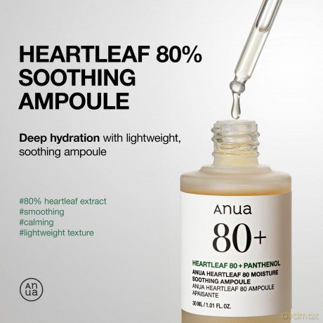 Anua Heartleaf 80% Soothing Ampoule 30 ml