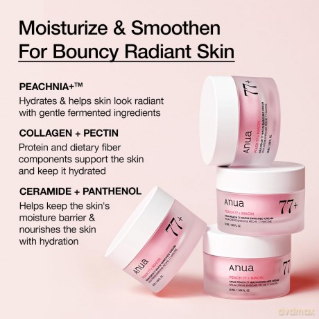 Anua Moisturizing face cream Peach 77% Niacin (Enriched Cream) 50 ml