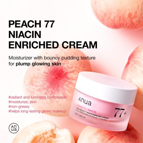 Anua Moisturizing face cream Peach 77% Niacin (Enriched Cream) 50 ml