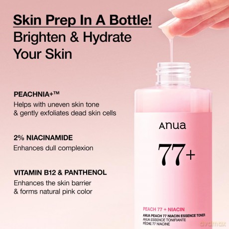 Anua Skin tonic Peach 77% Naiacin (Essence Toner) 250 ml