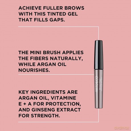 Artdeco Brow Filler Mascara (Defining Gel With Fibers) 7 ml - Shade: 3