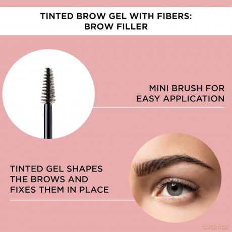 Artdeco Brow Filler Mascara (Defining Gel With Fibers) 7 ml - Shade: 3