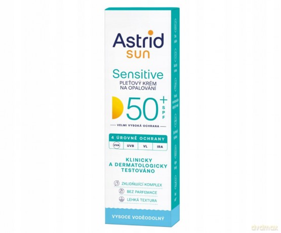 Astrid Sunscreen Sensitive SPF 50+ 50 ml