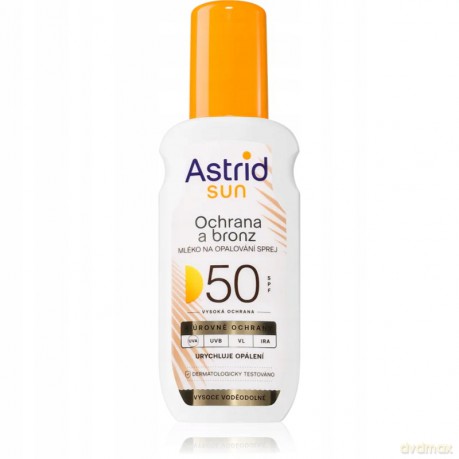 Astrid Sunscreen spray Bronz SPF 50 150 ml