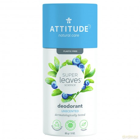 Attitude Natural solid deodorant Super Leaves - unscented (Deodorant) 85 g