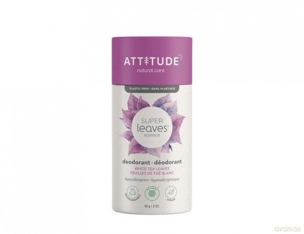 Attitude Natural solid deodorant Super Leaves - white tea leaves (Deodorant) 85 g
