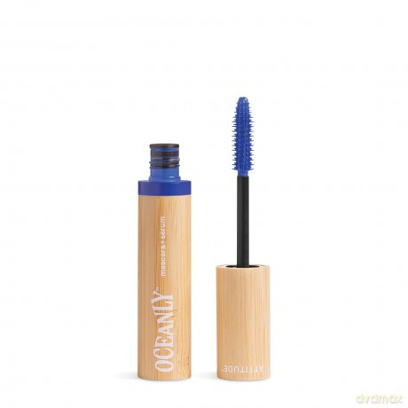 Attitude Oceanly 2in1 Mascara with Eyelash Nourishing Serum (Mascara + Serum) 7 g - Shade: Blue
