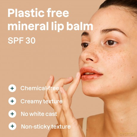 Attitude Tinted Lip Balm SPF 30 (Lip Balm) 8.5 g - Shade: Peachy Shell