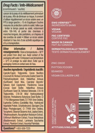 Attitude Tinted Lip Balm SPF 30 (Lip Balm) 8.5 g - Shade: Terracotta
