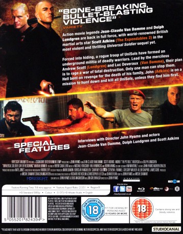 Universal Soldier Day Of Reckoning (steelbook) [Blu-ray 3D]+[Blu-Ray]