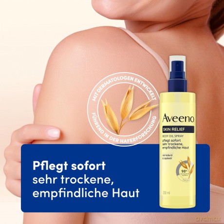 Aveeno Tělový olej ve spreji Skin Relief (Body Oil Spray) 200 ml