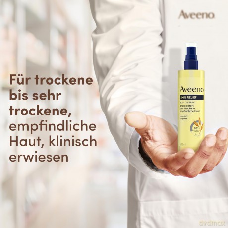 Aveeno Tělový olej ve spreji Skin Relief (Body Oil Spray) 200 ml