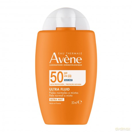 Avene Protective fluid for sensitive skin SPF 50 Invisible (Ultra Fluid) 50 ml