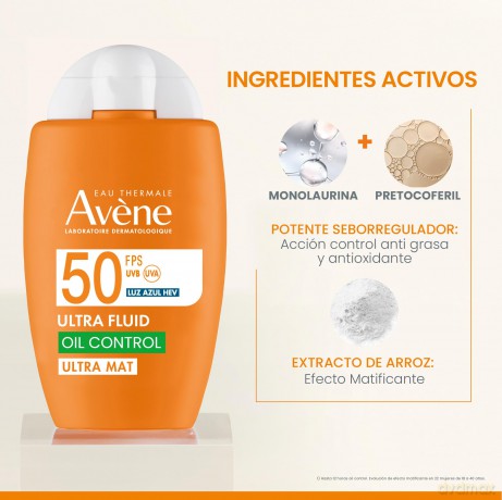Avene Protective fluid for sensitive skin SPF 50 Invisible (Ultra Fluid) 50 ml