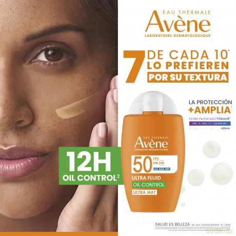 Avene Protective fluid for sensitive skin SPF 50 Invisible (Ultra Fluid) 50 ml