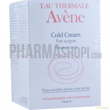 Avene Set of solid soaps for face and body for dry sensitive skin Cold Cream 2 x 100 g