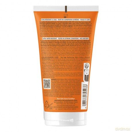 Avene Waterproof Sunscreen Fluid SPF 50+ Intense Protect (Ultra Water-Resistant Fluid) 150 ml