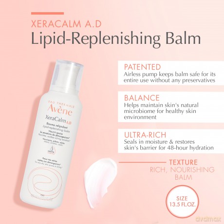 Avene XeraCalm AD (Lipid-Replenishing Balm) for dry skin 400 ml