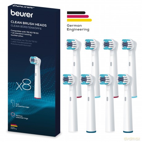 Beurer Clean replacement brush heads 8 pcs