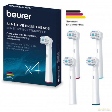 Beurer Replacement brush heads Sensitive 4 pcs