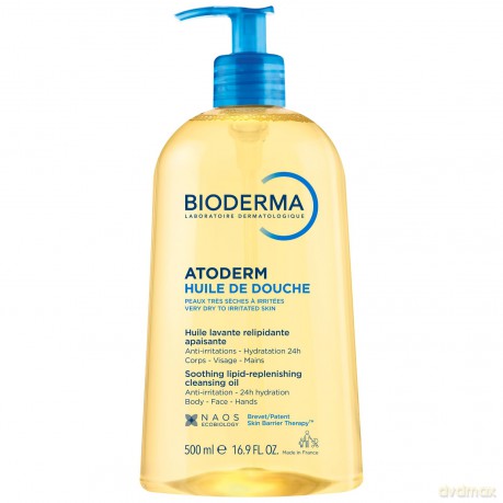 Bioderma Atoderm Shower Oil (Huile de Douche) - Volume: 500 ml