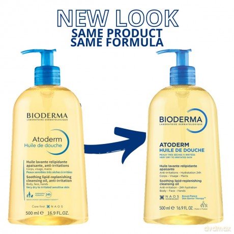 Bioderma Atoderm Shower Oil (Huile de Douche) - Volume: 500 ml