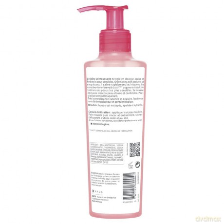 Bioderma Cleansing gel for sensitive skin Créaline (Foaming Gel) - Volume: 200 ml