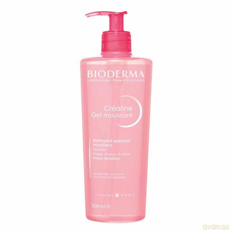 Bioderma Cleansing gel for sensitive skin Créaline (Foaming Gel) - Volume: 500 ml