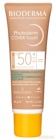 Bioderma Mineral make-up for sensitive combination to oily skin Photoderm Cover Touch SPF 50+ 40 g - Shade: Golden