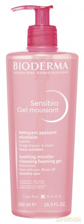 Bioderma Sensibio Moussant Cleansing Foam For Sensitive Skin (Mild Cleansing Foaming Gel) - Volume: 500 ml