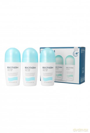Biotherm Deo Pure Trio Woman ball deodorant set 3 x 75 ml