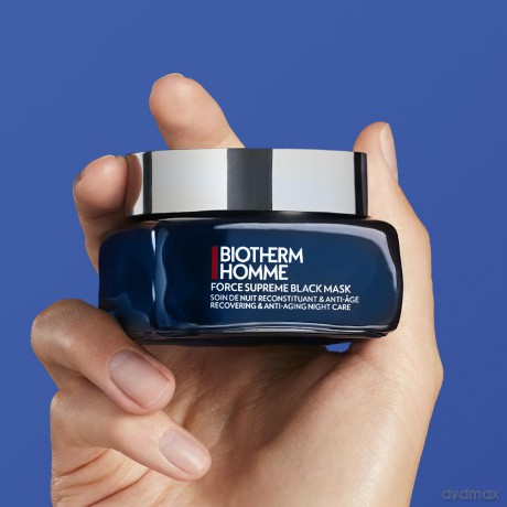 Biotherm Night face mask with anti-aging effect Force Supreme (Black Mask) 50 ml