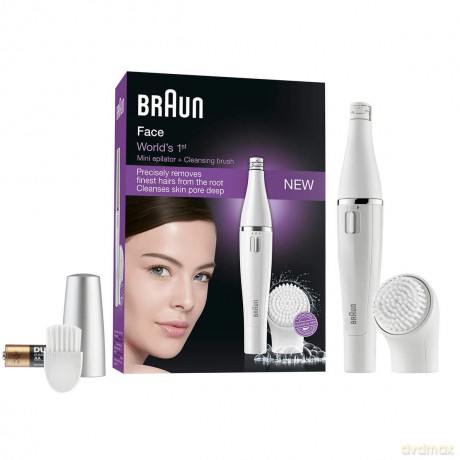 Braun Facial epilator 2 in 1 Face 810 White
