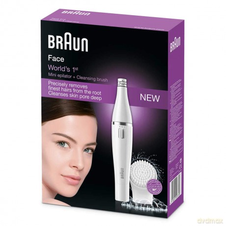 Braun Facial epilator 2 in 1 Face 810 White