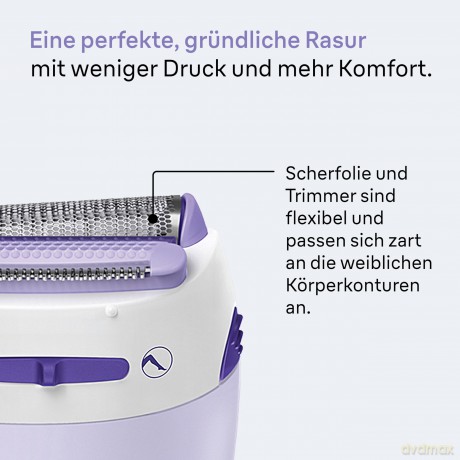 Braun Lady Style 5560 Violet electric women´s shaver