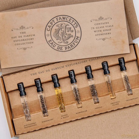 Captain Fawcett Exploratory Collection Eau de Parfum Gift Set 7 × 2 ml