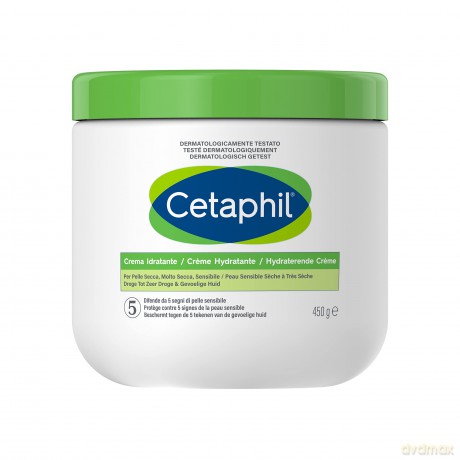 Cetaphil Moisturizing cream for dry and very dry skin (Moisturising Cream) - Volume: 450 g