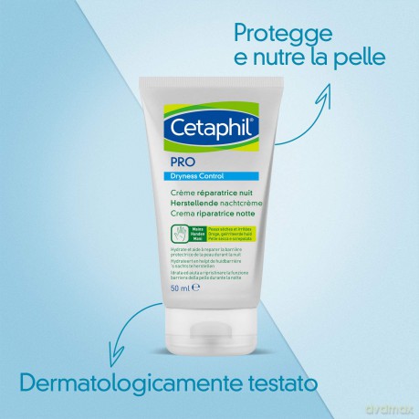 Cetaphil Night Repair Hand Cream Dryness Control 50 ml