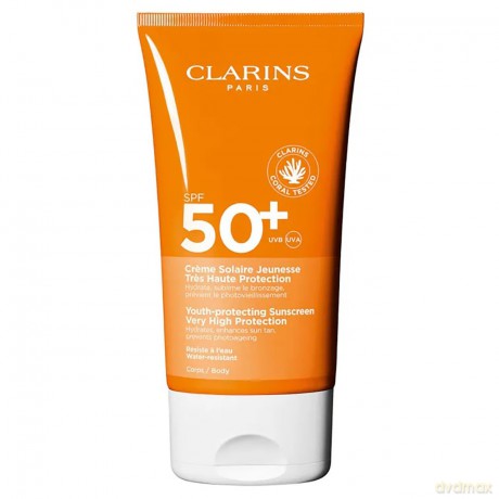 Clarins Sunscreen SPF 50+ (Youth-protecting Sunscreen) 150 ml