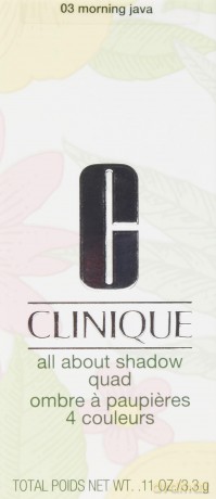 Clinique All About Shadow Quad Eyeshadow Palette 3.3 g - Shade: Morning Java