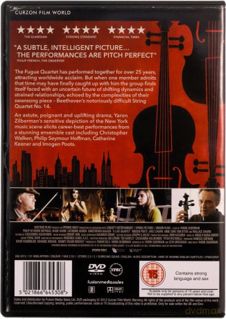 A Late Quartet (Późny Kwartet) [DVD]