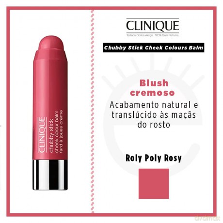 Clinique Blusher Chubby Stick (Cheek Colour Balm) 6 g - Shade: 03 Roly Poly Rosy
