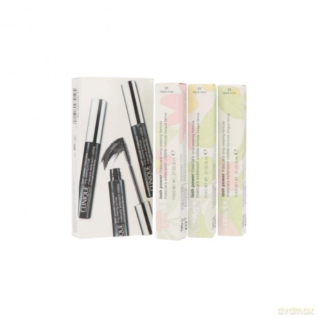 Clinique Gift set of lengthening mascara Lash Power Mascara Trio shade 01 Black Onyx 3 x 6 ml