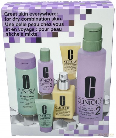 Clinique Great Skin Everywhere Set care gift set for dry to combination skin