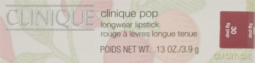 Clinique Shiny lipstick Pop Longwear (Shine Lipstick) 3.9 g - Shade: Fig Pop