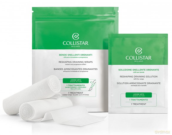 Collistar Slimming and draining bandages (Reshaping Draining Wraps) 2 x 100 ml